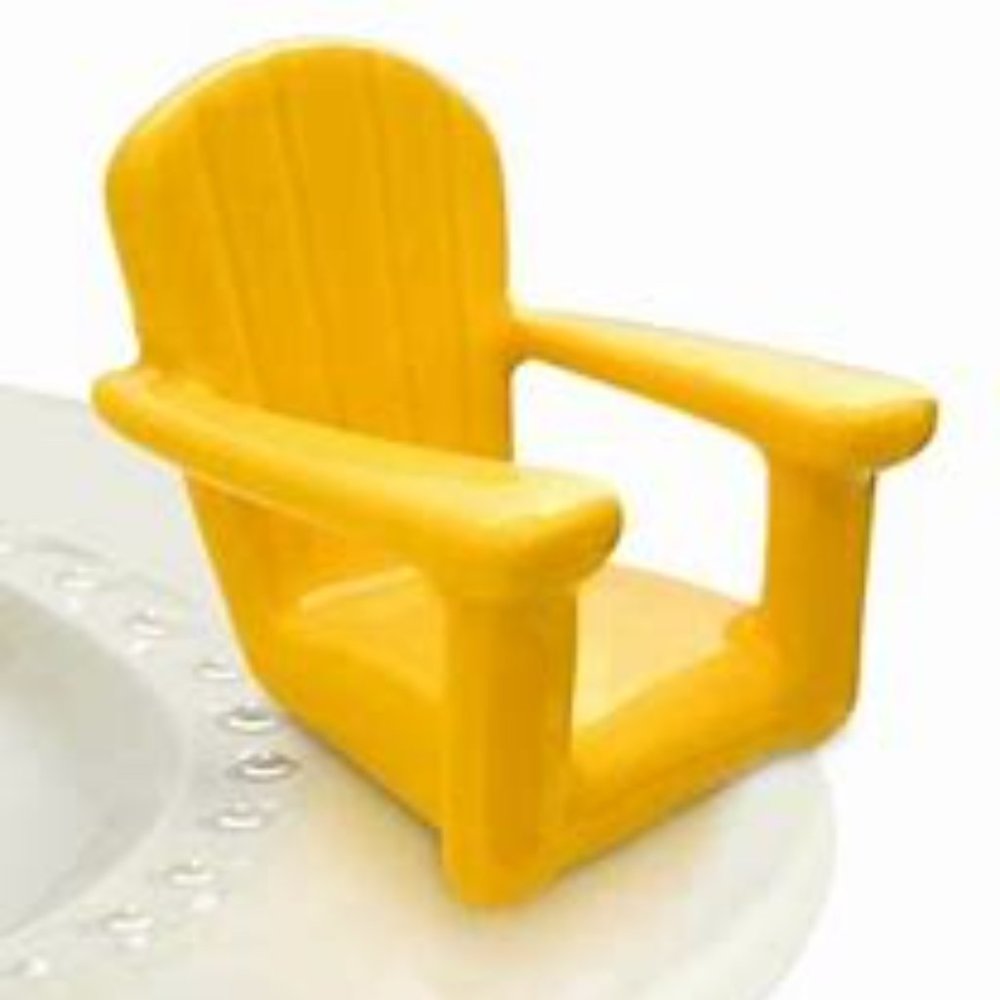 NORA FLEMING YELLOW CHAIR mini- Retired